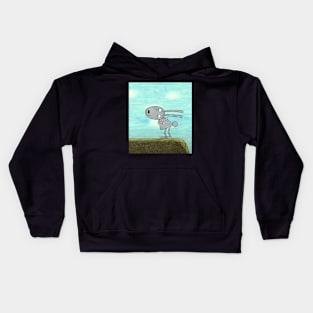 look a rabbit Kids Hoodie